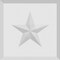 Ekena Millwork Standard Sedgwick Star Rosette With Beveled Edge, 4"W x 4"H x 3/4"P ROSP040X040X075SDG07 - alternate 3